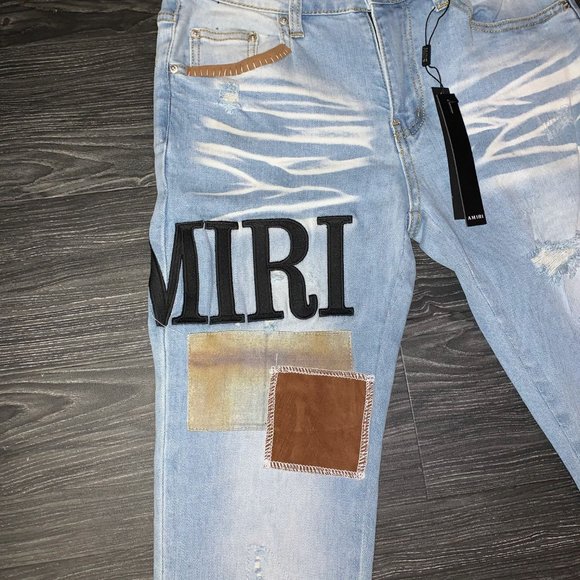 Amiri Jeans Grunge Patch (Skinny Jeans) - Picture 3 of 7